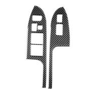 for Accord 2003-2007 Car Interior Window Lift Switch Button Panel Decoration Cover Trim Sticker Accessories Carbon Fiber Autocollant Garniture(LHD)