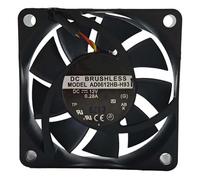 For AD0612HB-H93 DC 12V 0.28A 60x60x13mm 3-Wire Fan for Electronics and PC Cases