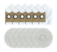 For Airbot For X40 Ultra Robot Aspirateur Accessoires, Mop Cloth and Dust Bag Kit, 6 Packs Microfiber Cleaning Pads With Clog Bags For Home