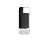 For AKKOMetaKey for 16 Pro Max All-in-One Phone Case Physical Keyboard Feel Magnetic Suction White