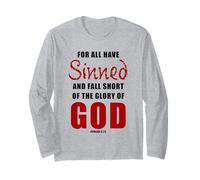For All Have Sinned - Romans 3:23 KJV Christian Gospel Manche Longue