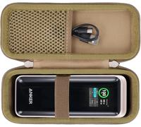 For Anker Prime Power Bank 27.650mah Powerbank (250w) Hard Carrying Case, Case Only, Golden