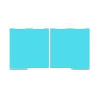 For anycubic for Kobra S1 Cool Plate Bleu for Kobra 3 Plaque de construction Impression PLA PETG froide for économie d'énergie Réduire la charge Pirnter/216(For Kobra 3,1PCS)