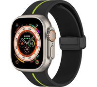 For Apple Watch Se 40mm 44mm/Ultra 49mm/Series 7-8 45mm 41mm/Series 6-5-4 40mm 44mm/Series 3 38mm 42mm Men/Women,Sport Silicone Magne,Sport Silicone Netics For Iwatch Ultra. /2 Series 9 8 7 6 5 4 3 2