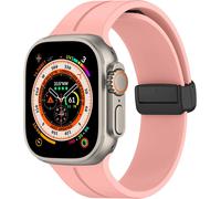 For Apple Watch Se 40mm 44mm/Ultra 49mm/Series 7-8 45mm 41mm/Series 6-5-4 40mm 44mm/Series 3 38mm 42mm Men/Women,Sport Silicone Magne,Sport Silicone Netics For Iwatch Ultra. /2 Series 9 8 7 6 5 4 3 2