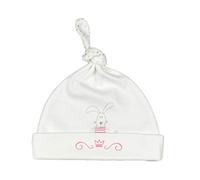 For Babies Bonnet pour Nouveau-né avec nœud - Fille et garçon - Bonnet Premier âge - 100% Coton Bio - Fabriqué en UE