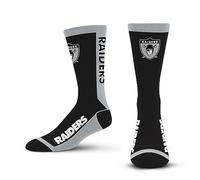 For Bare Feet NFL Classic LAS VEGAS RAIDERS MVP Crew Sock Team Color Large