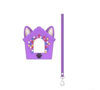 For Bitzee Doghouse Coque en silicone dédiée offrant une atténuation constante des chutes et une rétention de la poussière Environnements d'utilisation variés (violet)