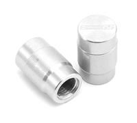 for BMW R 1200 GS R1200GS LC ADV Bouchons de Valve de Roue en Aluminium Couvertures hermétiques (Size : Silver)