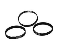 For Bosch for PHO 15-82, for PHO 16-82, for PHO 20-82 Courroie d'entraînement de raboteuse Pack de 3 accessoires Sac d'aspirateur Kit de corps Balai rotatif
