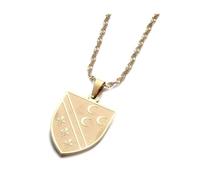 For Bosnia Stainless Steel Map Pendant Necklace Earrings And Ring Set Fashionable And Versatile Suitable For Men Women Brides And Grooms Suitable For Wedding Parties Various Festivals (gold)
