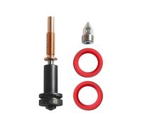 for Buse tout-en-un for Ceramic for Hotend 0.25/0.4/0.6/0.8mm imprimante 3D for Heatbreak BrassTitanium Buse for for Hot End/4(1X0.4 Hardened)
