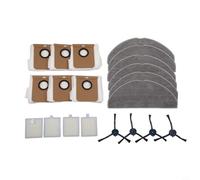 For Cecotec For Conga 8490 For Ultimate For Ultra Power Home Kit de pièces de rechange avec brosses latérales | Filtres | Chiffons et sacs à poussière pour robot aspirateur