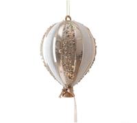 For Champagne Boule de Noël décorative peinte à la main pour accrocher aux arbres et espaces de vacances intérieurs (E-15 cm) Rouge