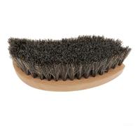 FOR CRESCENT Brosse de détail en bois, poils de sanglier mixtes pour nettoyage du cuir et du daim, outil à main ergonomique pour intérieur de voiture (B)
