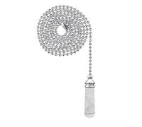 for Crystal Style Design Poignée de cordon de toilette avec pendentif pour interrupteur de lumière, convient pour les espaces résidentiels et commerciaux (30,5 cm)
