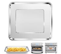 For Cuisinart TOA - 95 Grille - Pain Poêle à Frire à Air Remplacement du Plateau de La Poêle à Frire à Air Pour Four à Convection, 14,5 * 11,6 '' Poêle à Frire à Air Antiadhésif en Acier Inoxydable