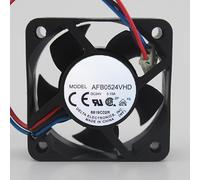 For Delta AFB0524VHD 5020 5CM 24V 0.15A 3-Wire Dual-Ball Bearing Cooling Fan for Inverters