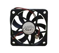 For Delta DSB0612MA 6010 60x60x10mm 12V 0.15A 2-Wire 2-Pin DC Axial Fan 5000RPM 8CFM 25dBA Dual Ball Bearing Silent Cooling for Notebook 3D Printer Router