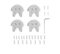for DJI Phantom 3 Series 4X Kit de Plaque Renfort Base Montage Moteur Protection d'hélice en métal protéger for Drone P3 Pro/ADV/STA(Silver)