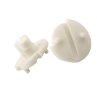 For Dometic DS295176600 2Pack Clip de fermeture d'hiver for évent de réfrigérateur, pièce de rechange en ABS Beige for caravane camping-car