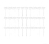 For Durable Lot de 30 étiquettes en plastique pour plantes de jardin pour une organisation durable des plantes et personnalisées pour une utilisation en extérieur (blanc)