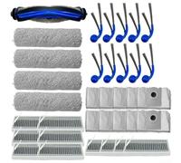 For Ecovacs for deebot for t80 for omni Pièces de rechange - Brosse à rouleau principale, lavables, serpillères, sacs à poussière, filtres - Outils de nettoyage haute performance (35 pièces)