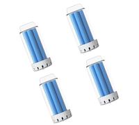 For ECOVACS for DEEBOT N30 for OMNI N30 PRO for OMNI Détergent Nettoyant Sol Solide 4 Pièces Accessoires de Remplacement for Robot Aspirateur Détergent Solide Bleu