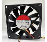 For EE80151S3-D00C-C99 80mm DC 12V 0.96W 3-Wire Fan for PC and Electronics