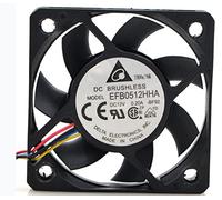 For EFB0512HHA 50x50x10mm DC12V 0.2A Ventilateur 4 fils for l'électronique et les projets