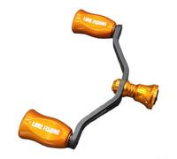 For EXLSTLT For Fuego Moulinet en fibre de carbone 25 g Double poignée à bascule avec bille à double roulement Convient uniquement aux modèles de moulinet (doré)