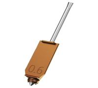 for Flashforge AD5X Ensemble de buse d'imprimante 3D 0,25 mm 0,6 mm for pièces de Rechange d'impression 3D (0,6 mm durci)