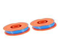 For Flymo String Trimmer Line Spool Replacement For Mini Trim Multi Trim 200 250 300 Models FLY020 5137651-90, Orange Blue Plastic Trimmer Head(2pcs)