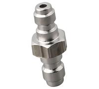 For Foster Air Adaptor 8mm Dual Male Quick Connect, Stainless Steel 4500 psi Fitting for PCP and SCBA Tank Filling, Compatible with 8mm Female Adapters for Air Transfer