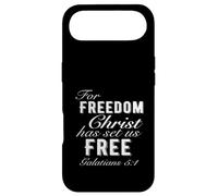 for Freedom Christ Has Set Us Free Galates 5:1 Christian Coque pour iPhone Air