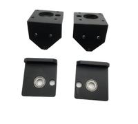 For fun-ssor 8 mm for Rep-rap for Prusa i3 retravailler les pièces d'imprimante 3D en aluminium métal couleur noire kit Z-AXIS BAS GAUCHE/DROITE + HAUT GAUCHE/DROITE