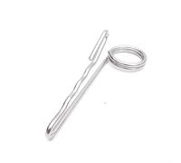 For Garvin Crochet d'arrêt décoratif pour plongée sous-marine Fabriqué à partir de SS304, parfaitement adapté pour les lignes de plongée Drift, fil de 4 mm, poids 47 5 g