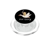 for Glory Chien sur Oie Humour Médiéval Fantaisie Épique PopSockets PopGrip pour MagSafe