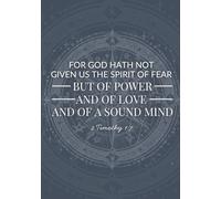 For God Hath Not Given Us the Spirit of Fear but of Power and of Love and of a Sound Mind: 2026 Planner with Come Follow Me Daily Quotes, Goal ... Planning, Daily Review, and Planning Prompts