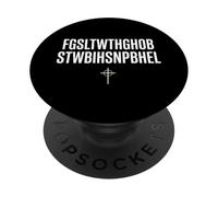 for God So Loved The World FGSLTWTHGOB Faith Christian PopSockets PopGrip Adhésif