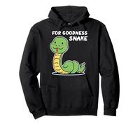 For Goodness Snake Lover Funny Snake Lover Sweat à Capuche