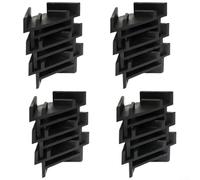For Harvest Right Lot de 16 plateaux en plastique compatibles avec lyophilisateur pour organiser et empiler les plateaux alimentaires pour lyophilisateur avec manipulation facile (Noir)