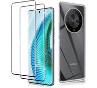 For Honor Magic6 Lite/Honor Magic 6 Lite 5g Tempered Glass + Case [2+1 Pieces], Ultra Resistant 9h Hardness Screen Protector Hd Shockproof Anti-Scratch Tpu Cover