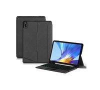 For Honor V6 Cool Backlight Typing Keyboard with Anto-Scratch Leather Tablet Case Detachable Stand C