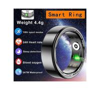 For HUAWEI XIAOMI SAMSUNG Smart Ring Men Titanium Steel Shell Health Monitoring 3ATM Waterproof 100+ Sport Modes Smartring Women