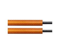 For Hyundai For Atos MX Hatchback 1997-2003 Trunk Boot Gas Charged Gas Struts Lift Support Tailgate Damper(Orange Carbon Fiber)