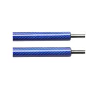 For Hyundai For Atos MX Hatchback 1997-2003 Trunk Boot Gas Charged Gas Struts Lift Support Tailgate Damper(Blue Carbon Fiber)