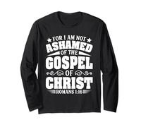 For I Am Not Honed Of The Gospel Christian Jesus God Bible Manche Longue