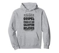 For I Am Not Honed Of The Gospel Christian Jesus God Bible Sweat à Capuche