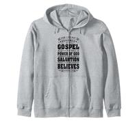For I Am Not Honed Of The Gospel Christian Jesus God Bible Sweat à Capuche
